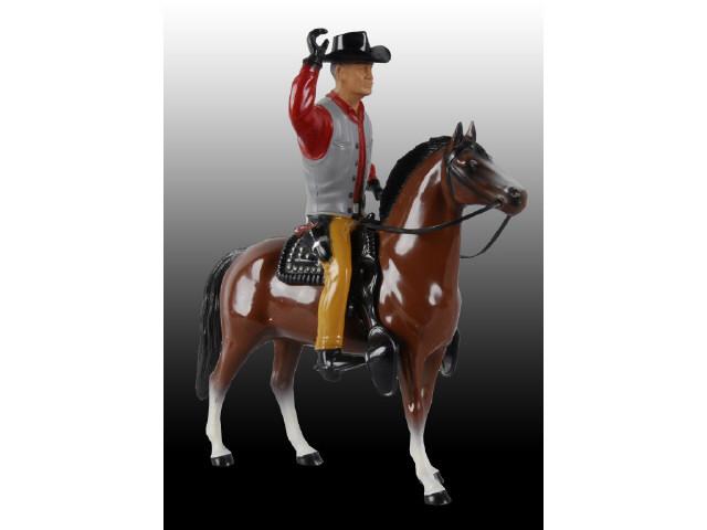 Appraisal: Hartland Horse and Seth Adams Rider Description Plastic Walking dark