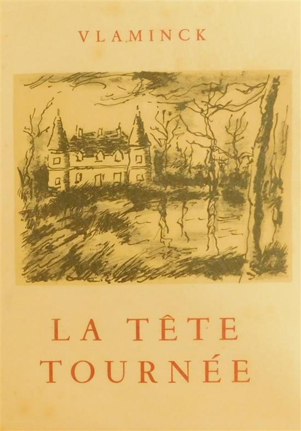 Appraisal: BOOK Vlaminck Maurice La Tete Tourvec Lithographs by Maurice de