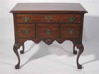 Appraisal: Queen Anne style mahogany lowboy th century