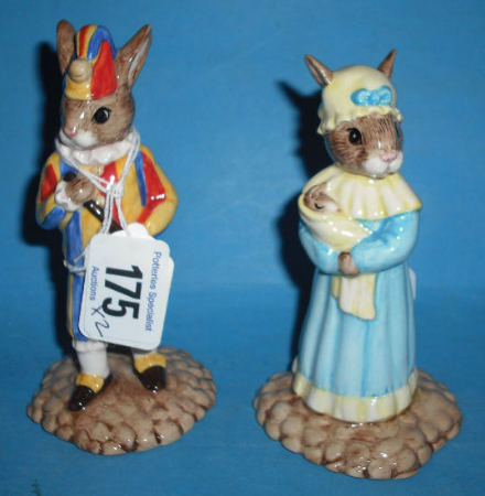 Appraisal: Royal Doulton Bunnykins Figures Mr Punch DB and Judy DB