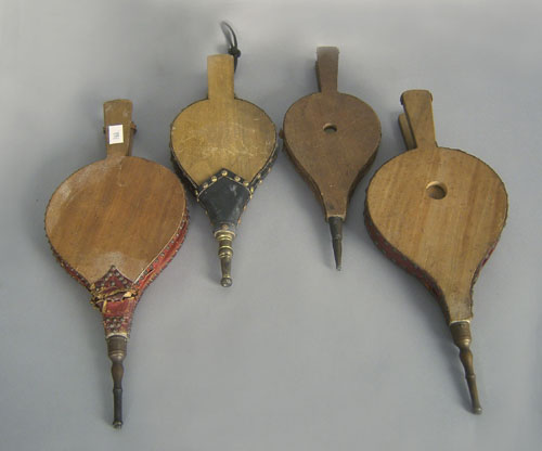 Appraisal: Four bellows late th c longest is