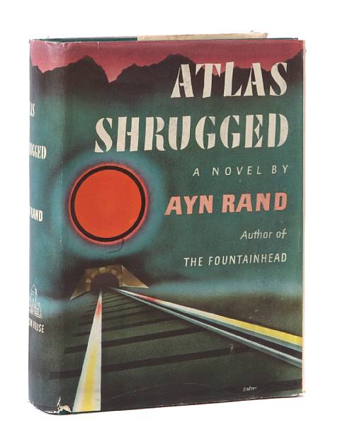 Appraisal: Rand Ayn Atlas Shrugged NY Original teal cloth DJ st