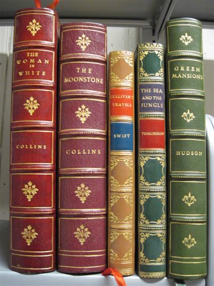 Appraisal: vols Fine Leather Bindings - English Literature Fiction Collins Wilkie