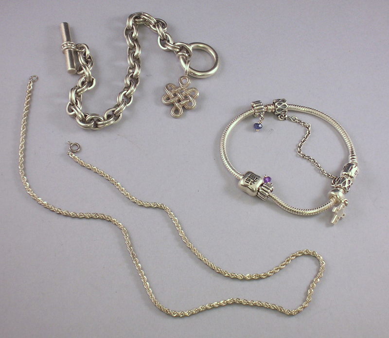 Appraisal: Small Group of Sterling Silver Jewelry including a Slane Slane