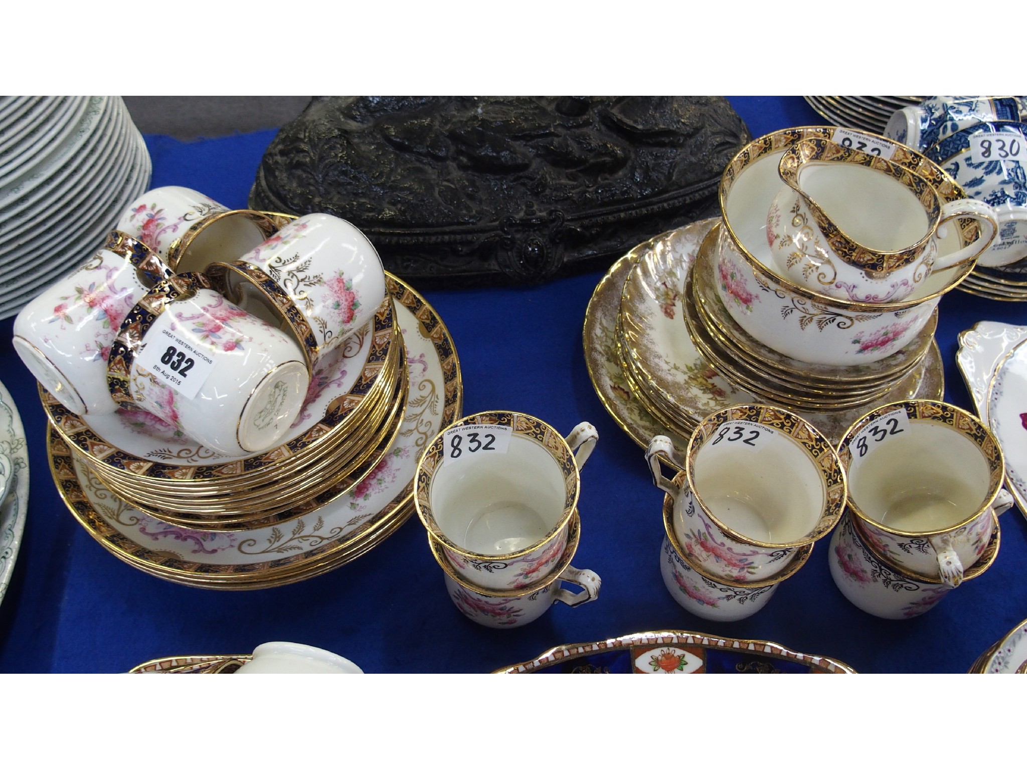 Appraisal: Duchess China parcel gilt teaset for ten