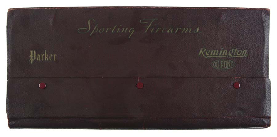 Appraisal: EXTREMELY RARE PARKER-REMINGTON SALESMAN'S PORTFOLIO This large portfolio measures -