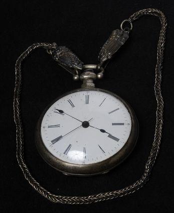 Appraisal: Silver-Cased Pocket Watch