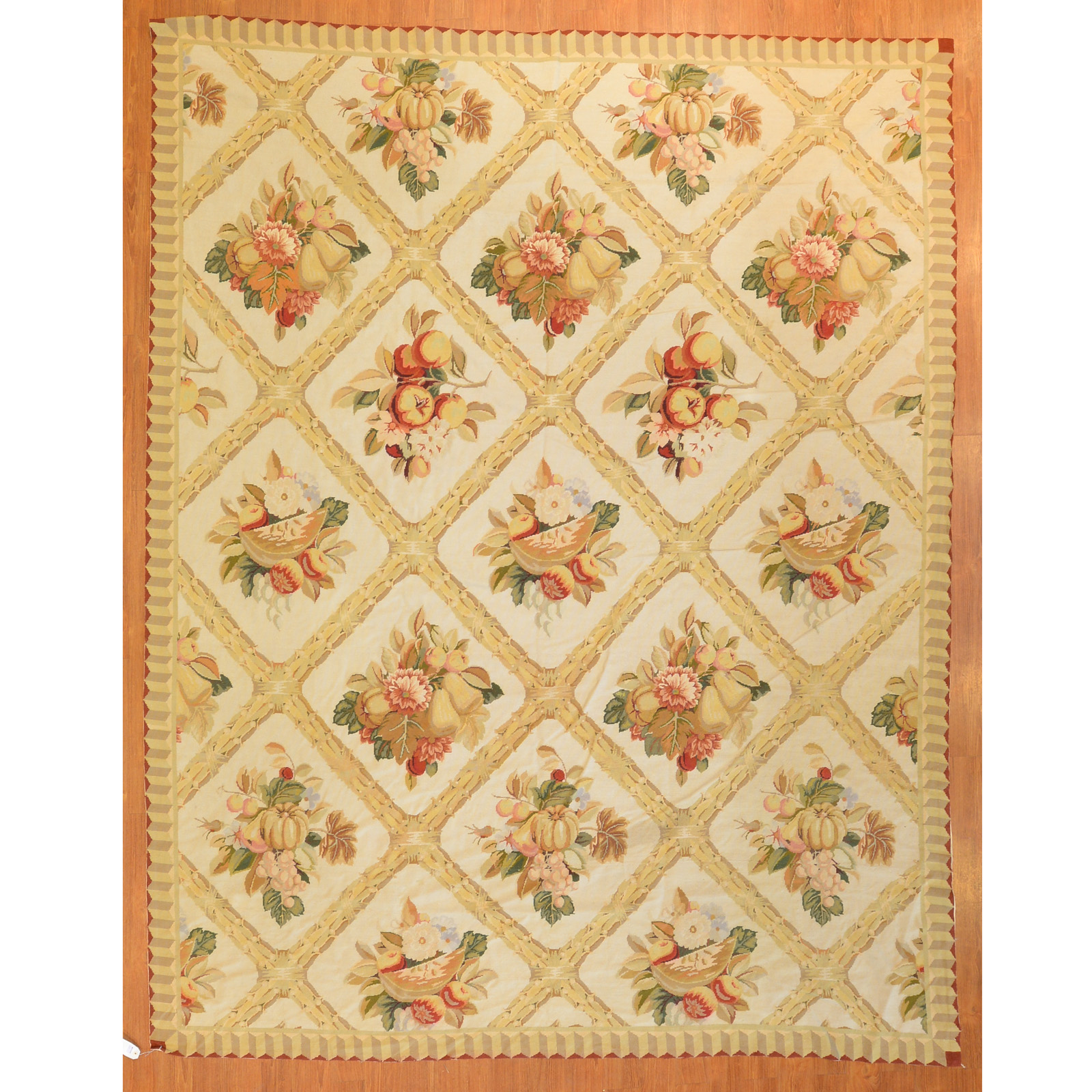 Appraisal: AUBUSSON DESIGN RUG CHINA X Fourth quarter- th century hand-woven