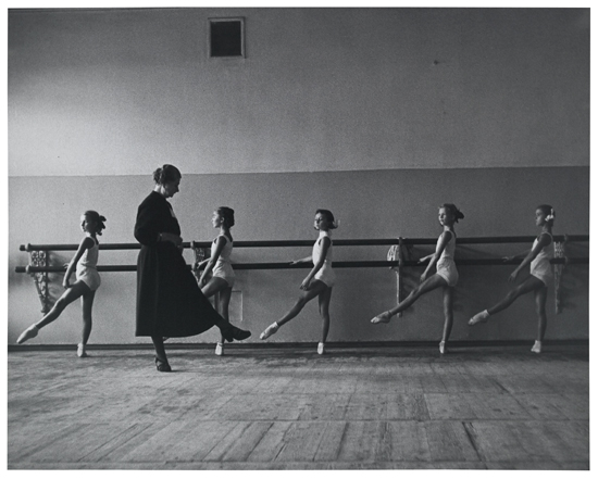 Appraisal: CAPA CORNELL - Ballerinas at the barre Moscow Silver print