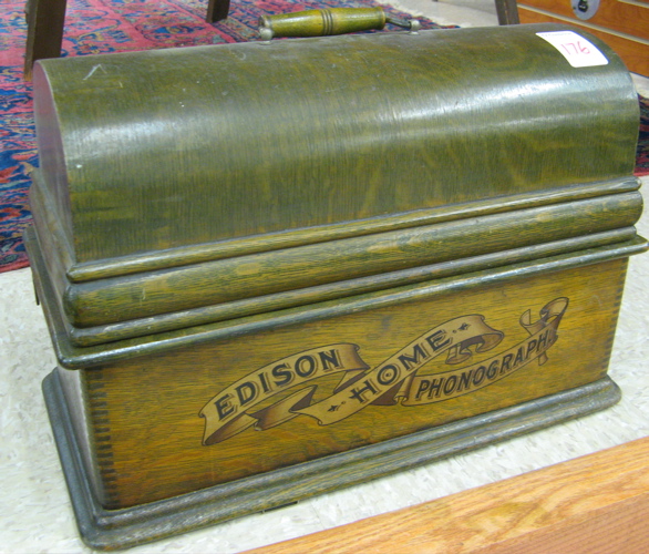 Appraisal: EDISON CYLINDER PHONOGRAPH Home model A serial H c -