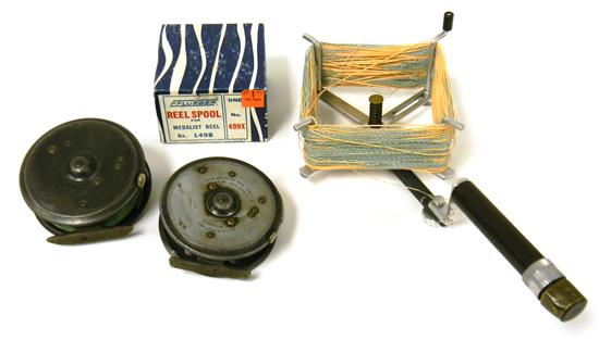 Appraisal: Three pieces of Hardy Bros Ltd fly fishing equipment hand-held