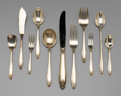 Appraisal: International Prelude sterling flatware piec