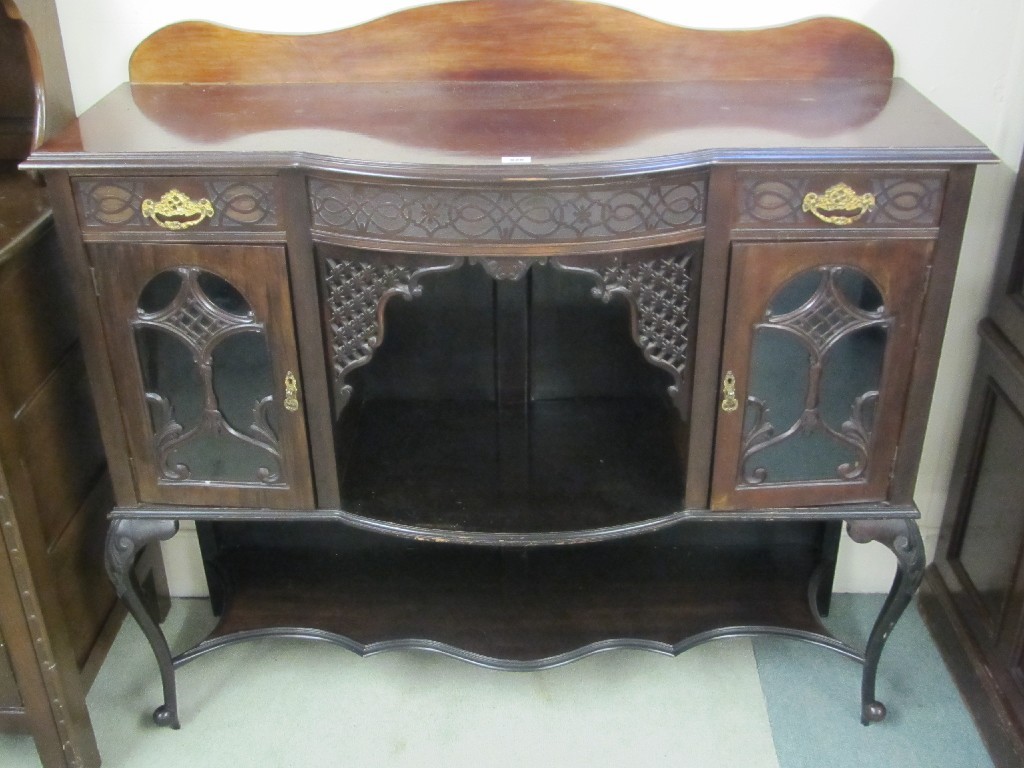 Appraisal: Edwardian drawing room cabinet base