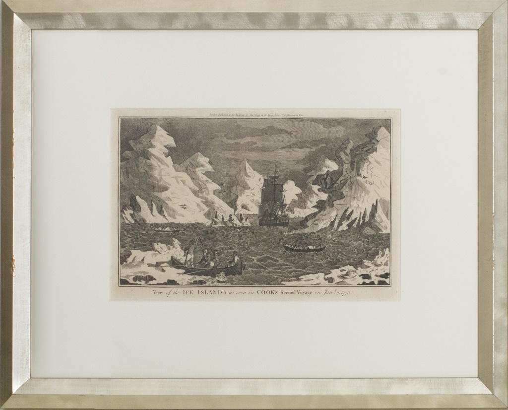 Appraisal: ALEXANDER HOGG VIEW OF THE ICE ISLANDS LITHOGRAPH Alexander Hogg