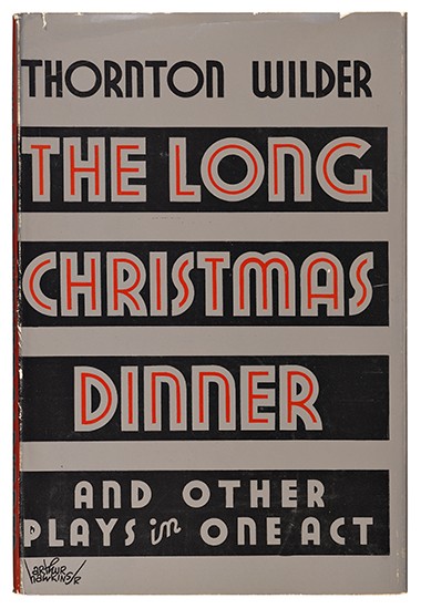 Appraisal: WILDER THORNTON The Long Christmas Dinner Tall thin vo cloth