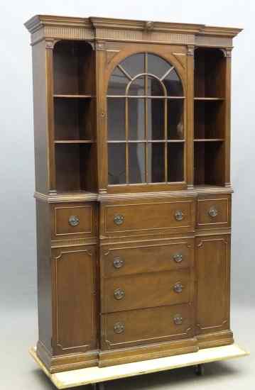 Appraisal: ' s mahogany secretary '' W '' D '' Ht