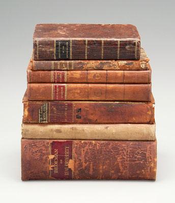 Appraisal: Seven books law related includes rare Kentucky imprint Constitution of