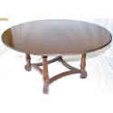 Appraisal: Ethan Allen round dining room table with six upholstered chairs