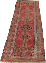 Appraisal: An Antique Farahan Carpet ca An antique Farahan carpet runner