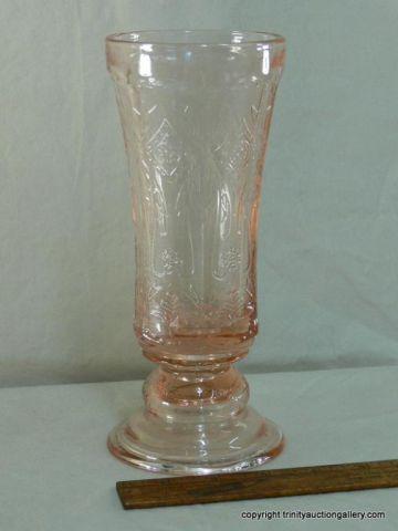 Appraisal: Indiana Glass Co Recollection Tall Bud Vase - tall bud