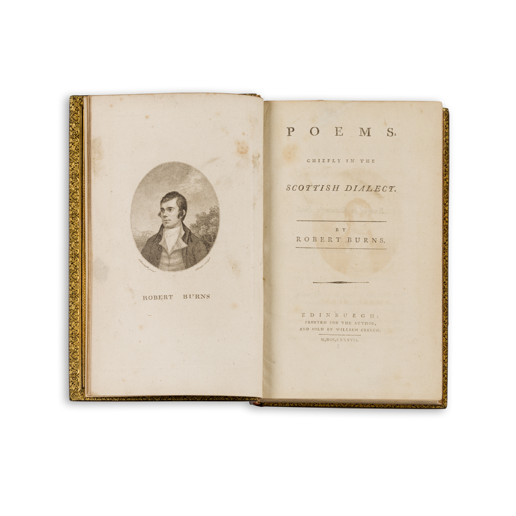 Appraisal: Burns Robert Poems Chiefly in the Scottish Dialect Edinburgh William