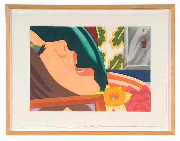 Appraisal: Tom Wesselmann American - Pop Art Portrait Lithograph signed dated