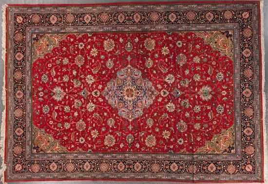 Appraisal: Persian Sarouk carpet Iran circa x Estimate -