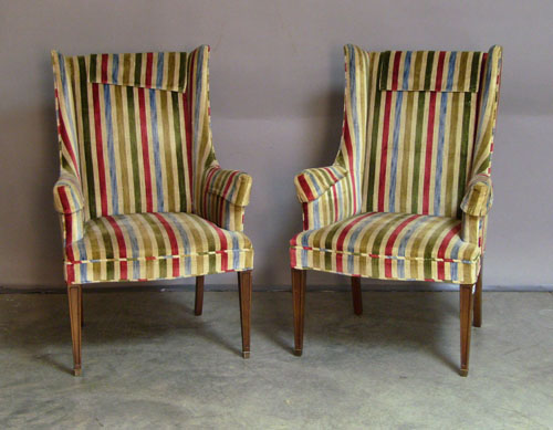 Appraisal: Pair of Federal style armchairs