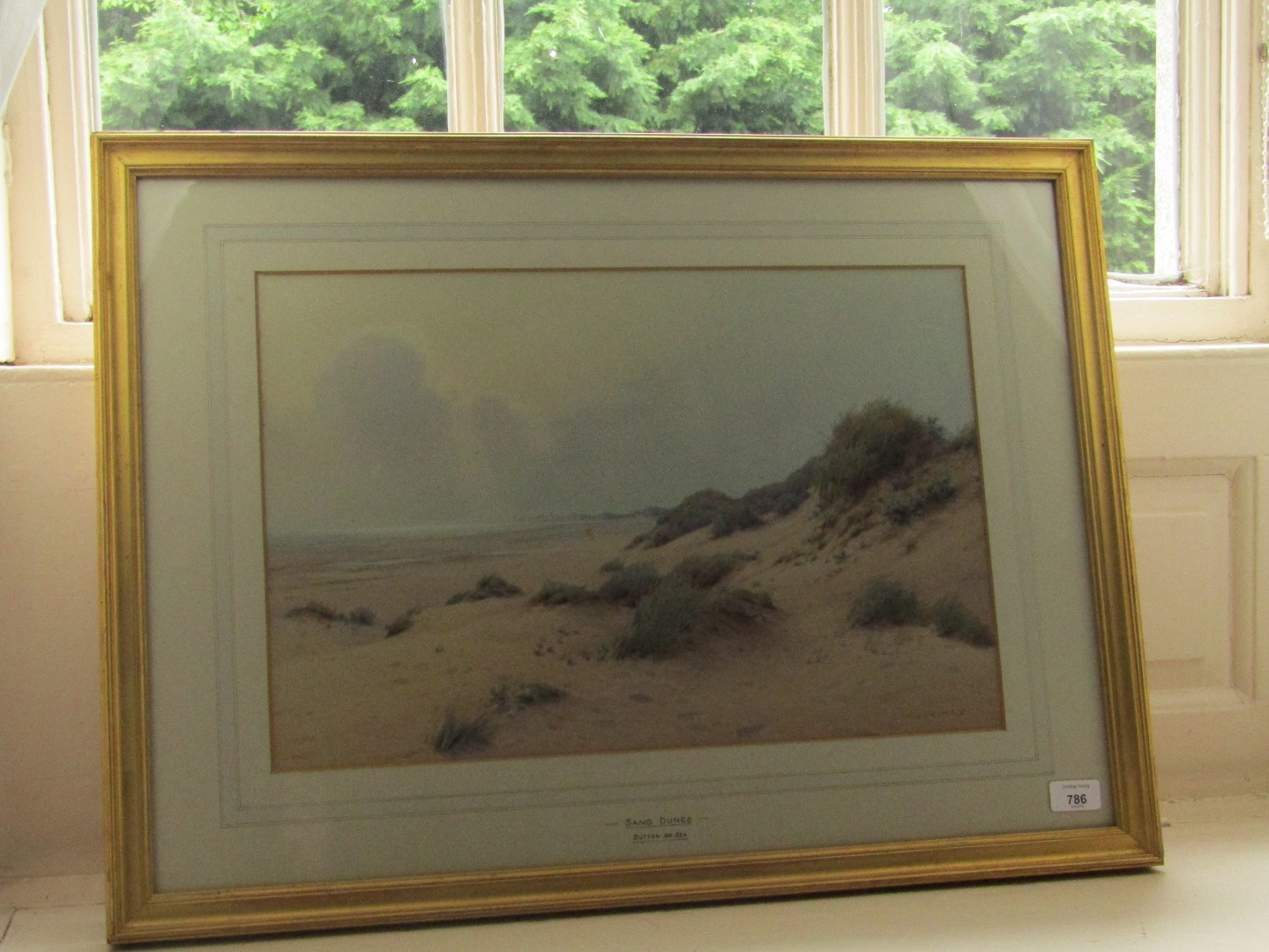 Appraisal: William Bartol Thomas - Sand Dunes watercolour signed and titled