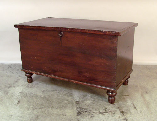 Appraisal: Pennsylvania painted poplar blanket chest th c h x l