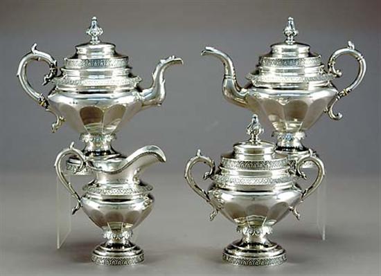 Appraisal: American coin silver service Gerardus Boyce New York circa -