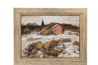 Appraisal: CARL FREDERICK GAERTNER OH - Covert's Old Pasture tempera on