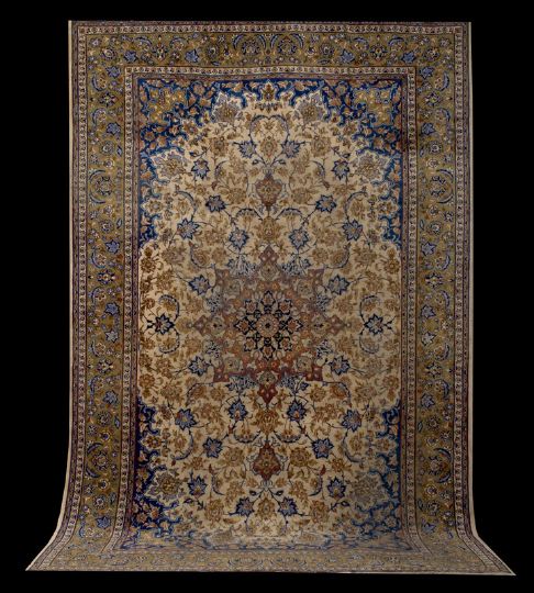 Appraisal: Kashan Carpet ' x '