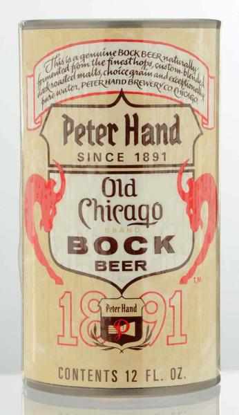 Appraisal: Peter Hand Old Chicago Bock Beer Can - Self-opening can