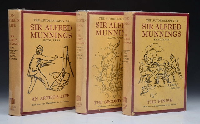 Appraisal: MUNNINGS Sir Alfred The Autobiography in volumes Museum Press ltd