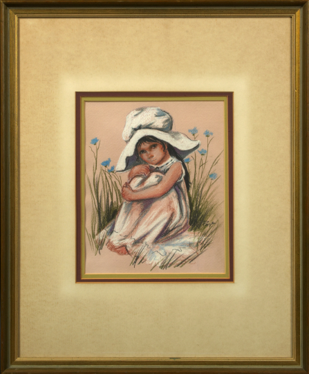 Appraisal: Pati Bannister American Mississippi b Girl in a White Bonnet