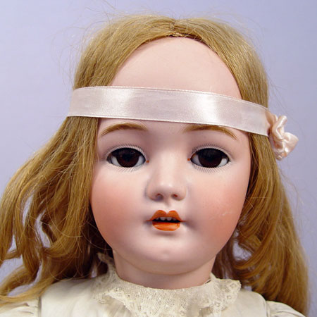 Appraisal: '' SIMON HALBIG GERMAN BISQUE HEAD DOLL Marked S H