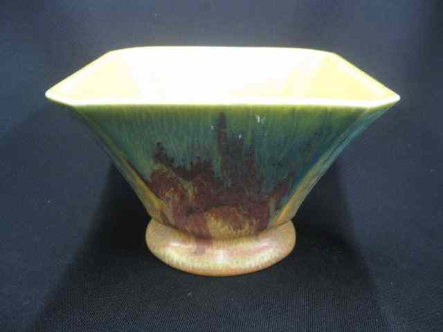 Appraisal: Rookwood Art Pottery Planter beautifulslip glaze on mottled red yellow