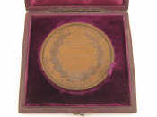 Appraisal: A Victorian bronze medical medal awarded by Charing Cross Hospital