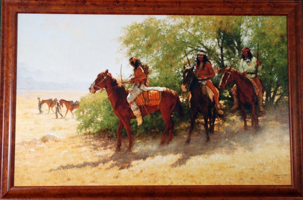 Appraisal: Howard Terpning American - Limited Edition giclee on canvas The