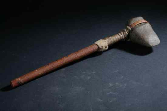 Appraisal: NATIVE AMERICAN WAR CLUB early th century possibly Northwest Coast