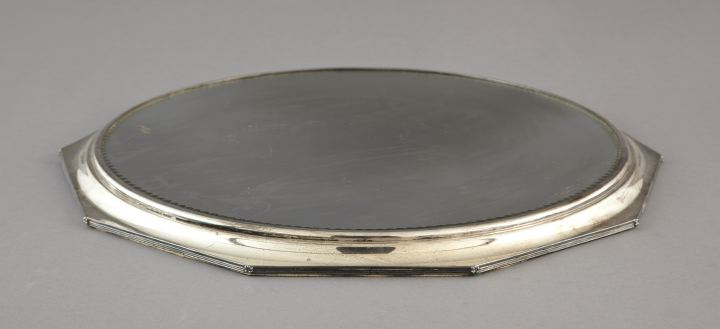 Appraisal: American Silverplate and Mirrored Glass Plateau first quarter th century