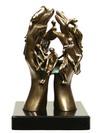 Appraisal: BRONZE SCULPTURE - 'With These Hands' by Arthur Marshall edition