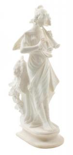 Appraisal: A Continental Marble Figure Height inches A Continental Marble Figure