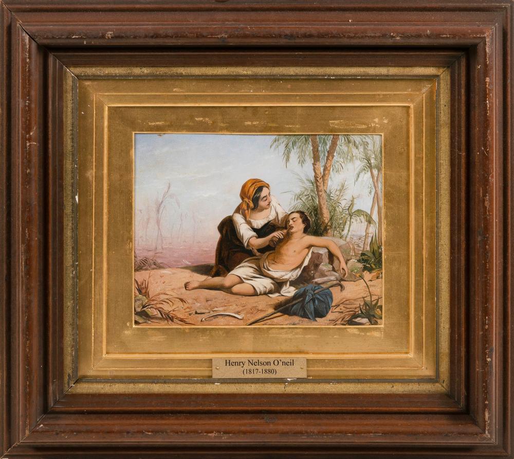 Appraisal: MANNER OF HENRY NELSON O'NEIL ENGLAND - A WOMAN NURSING