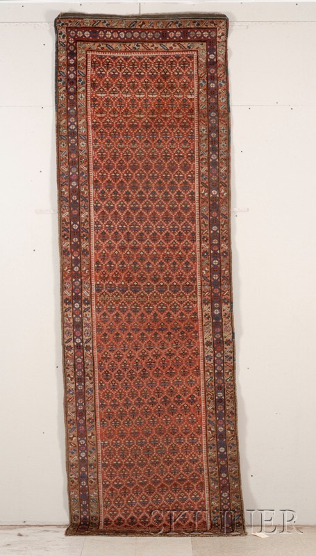 Appraisal: Northwest Persian Long Rug early th century minor wear to