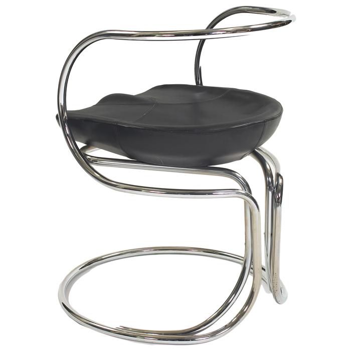 Appraisal: Vladimir Tatlin armchair by Nikol Internazionale Itay designed in chromed