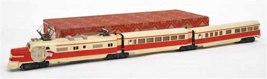 Appraisal: M rklin HO Gauge ST Diesel Streamliner ivory and red-orange