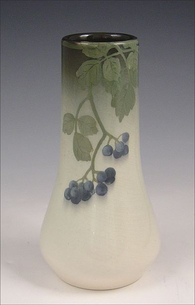 Appraisal: ROOKWOOD POTTERY IRIS GLAZE VASE EXECUTED BY CLARA LINDEMAN Iris