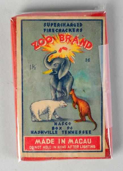 Appraisal: Zoo Brand -Pack Firecrackers Class Condition Excellent Size - x